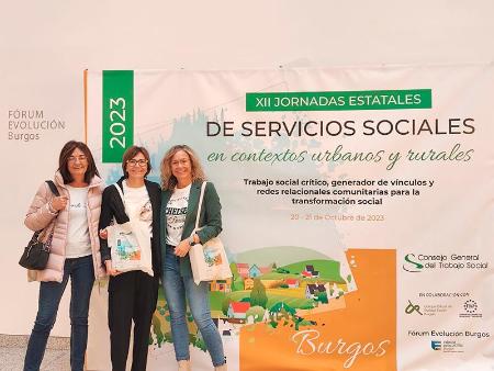 Imagen Profesionales del Área de Asuntos Sociales de la Diputación participan en Burgos en unas jornadas sobre intervención del trabajo social...